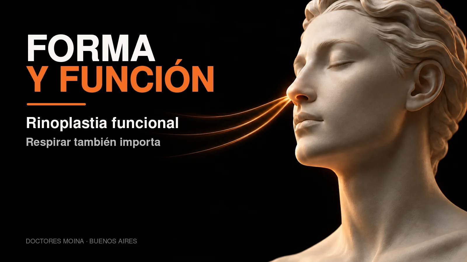 Rinoplastia funcional: forma nasal y respiración
