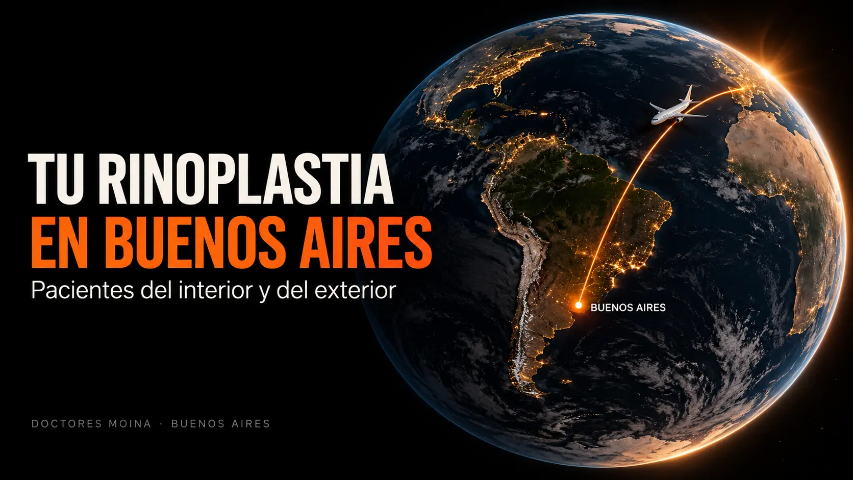 Doctores Moina: rinoplastia para pacientes del interior y del exterior. Viaje a Buenos Aires